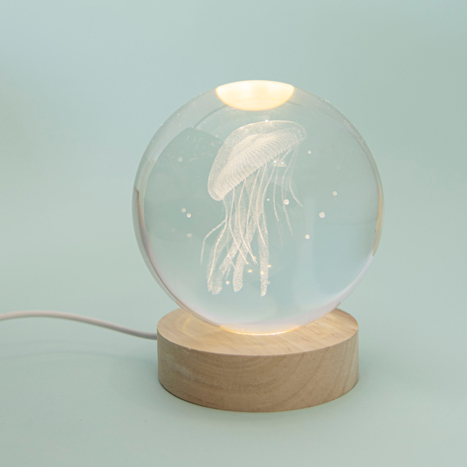 Jellyfish 3D Crystal Light Globe (10cm)