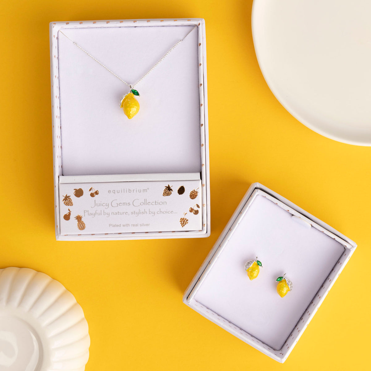 Juicy Gems Lemon Sparkle Necklace