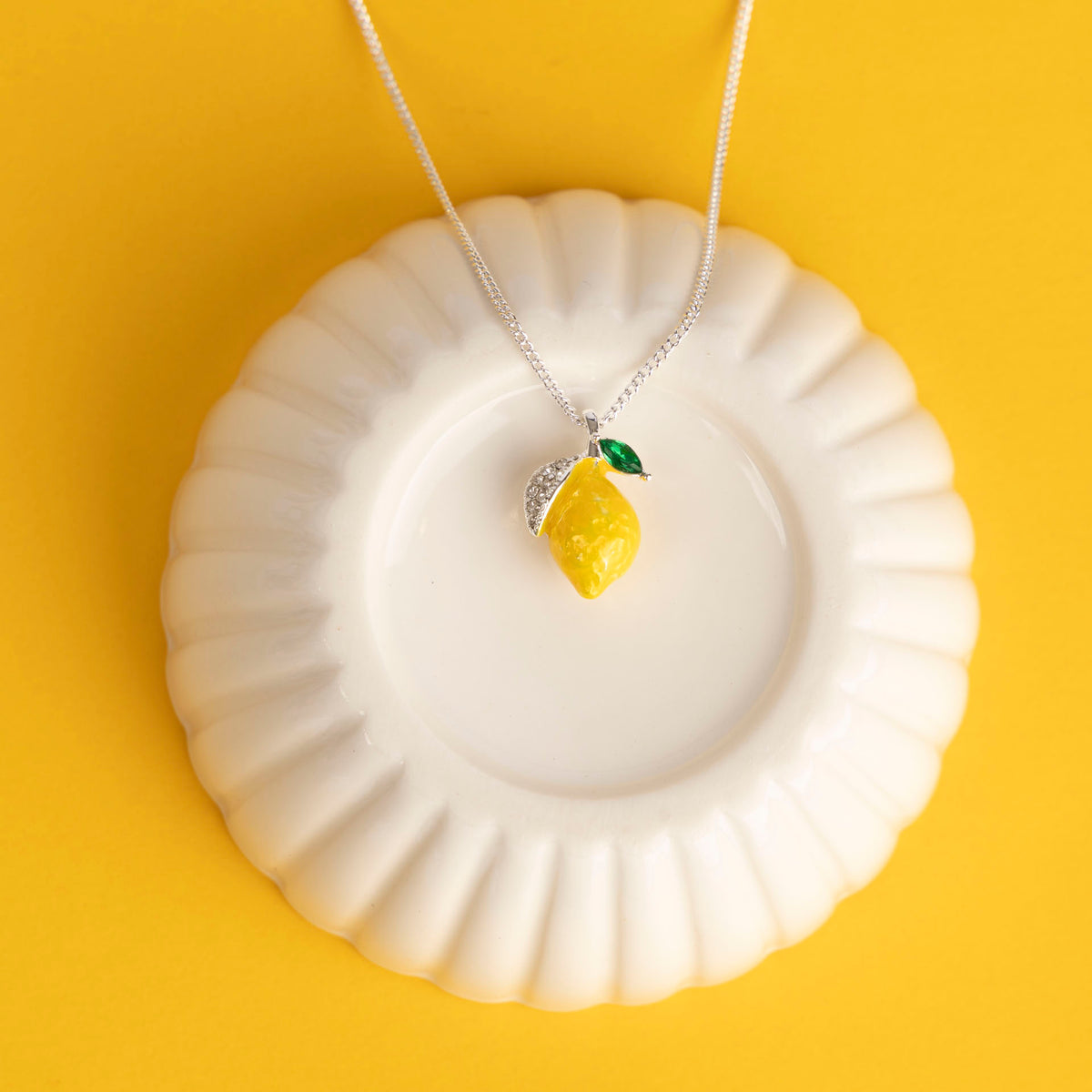 Juicy Gems Lemon Sparkle Necklace