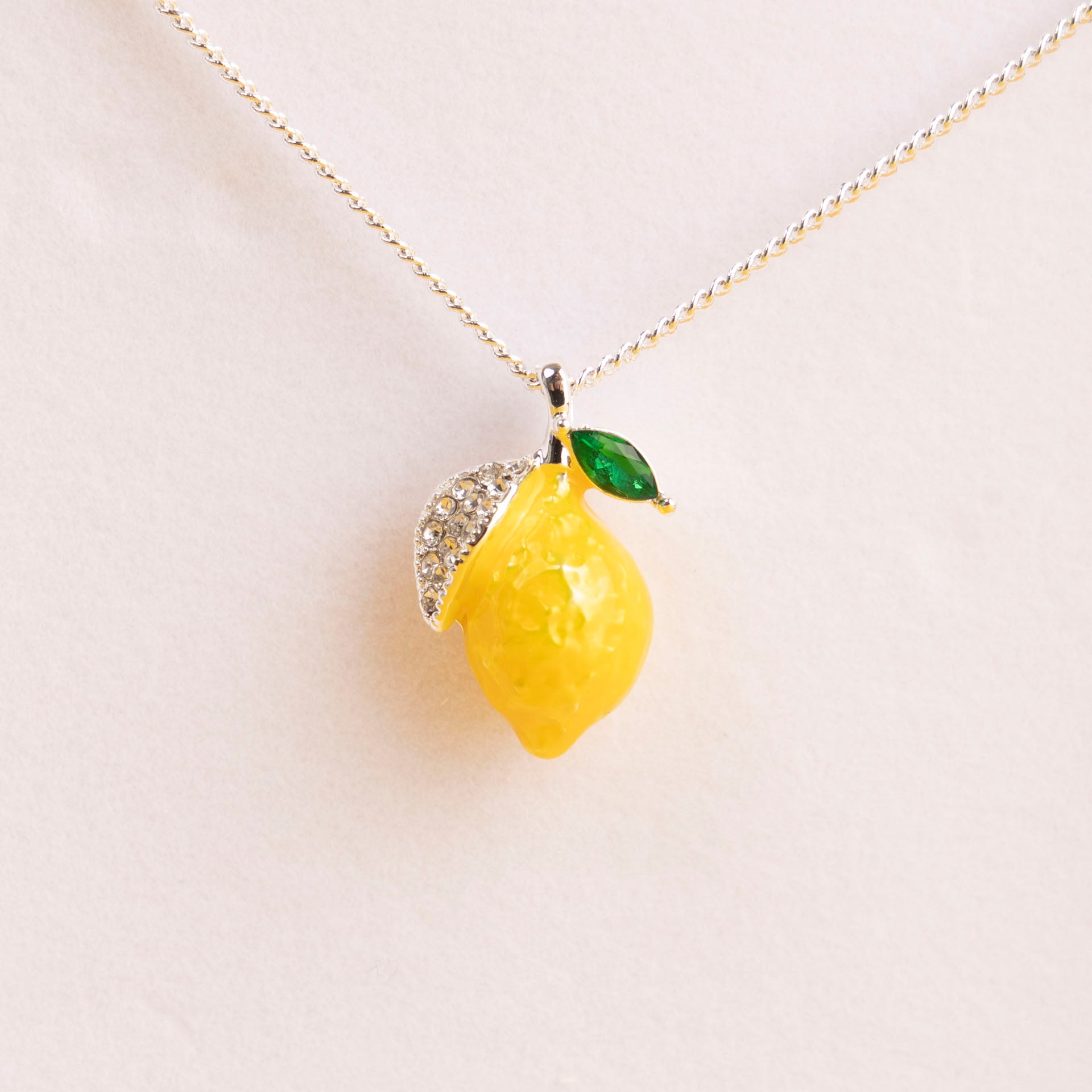 Juicy Gems Lemon Sparkle Necklace