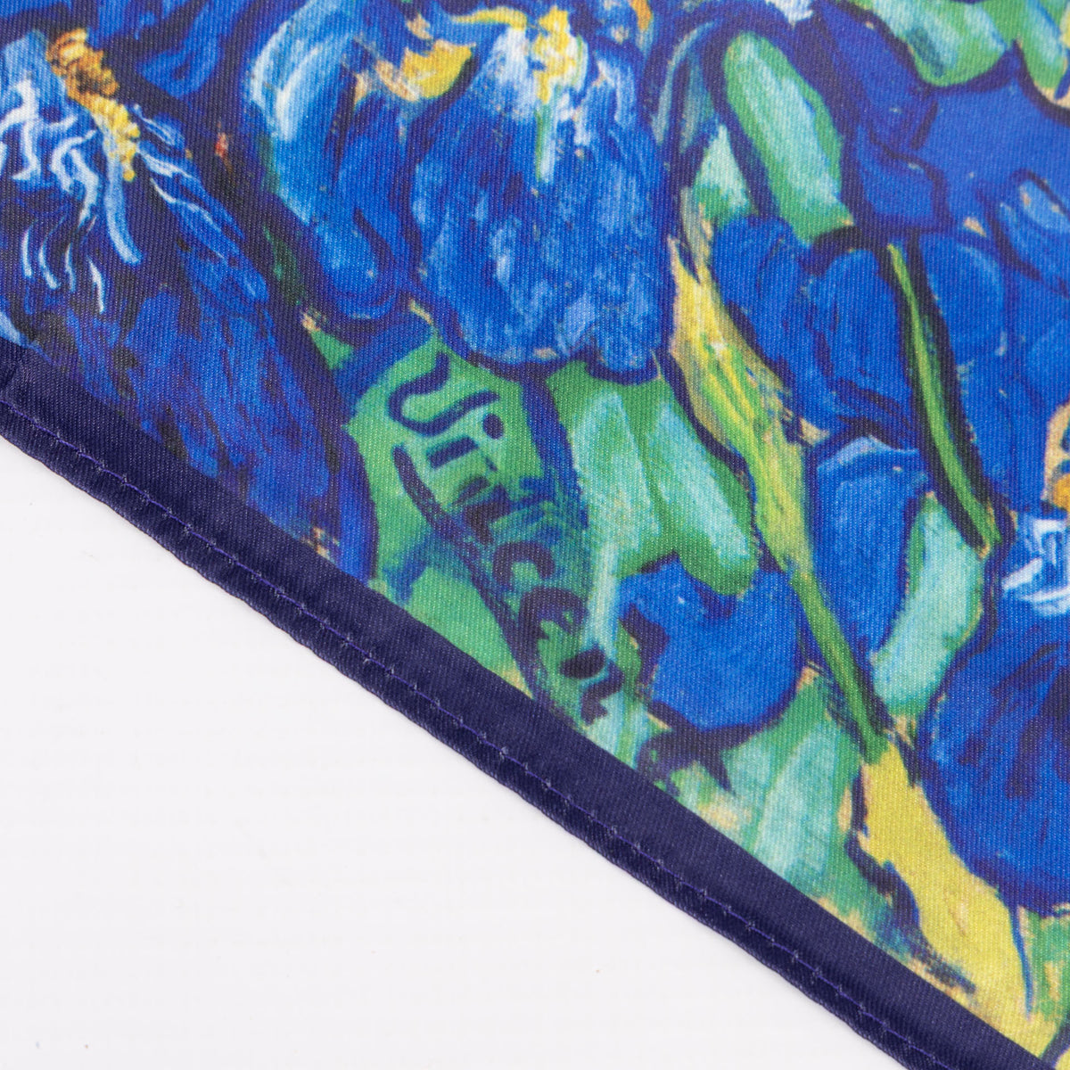 Van Gogh's "Irises" Silky Polyester Scarf