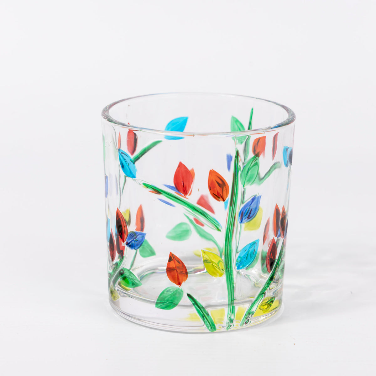 Wildflowers Glass Tumblers (set of 6 - assorted sizes)