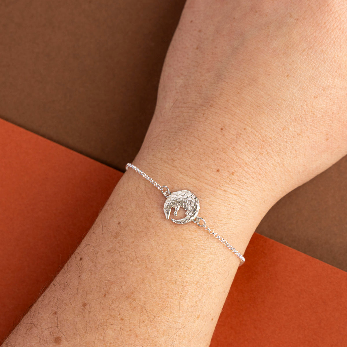 Pangolin Bracelet (Sterling Silver or Gold-Dipped)