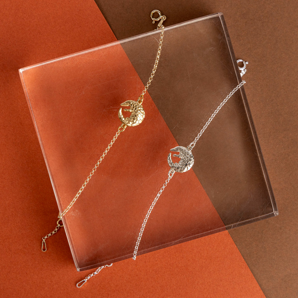 Pangolin Bracelet (Sterling Silver or Gold-Dipped)