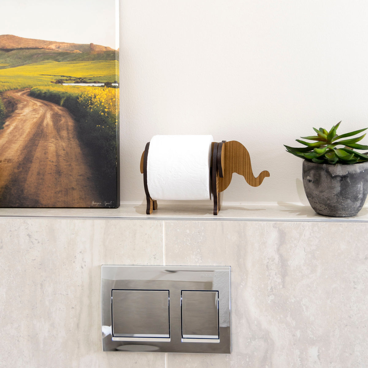Novelty Toilet Roll Holder – Rhino or Elephant