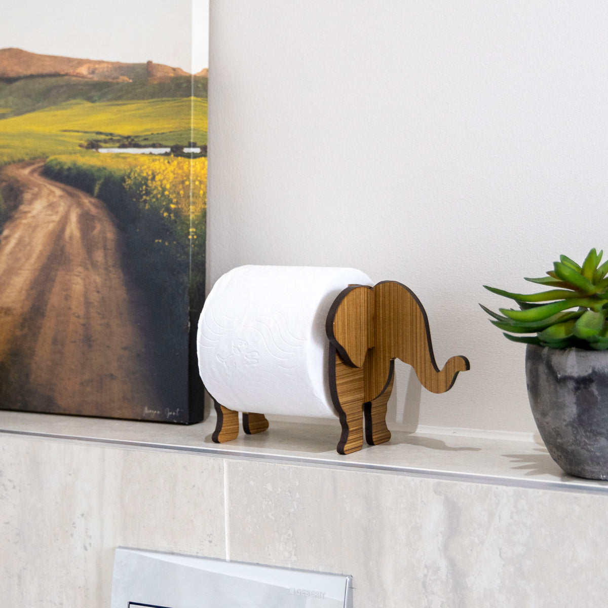 Novelty Toilet Roll Holder – Rhino or Elephant