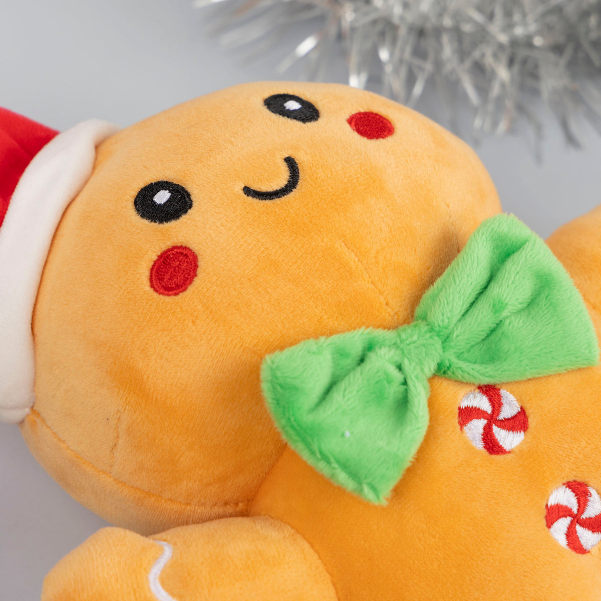 Festive Gingerbread Man Plush Toy