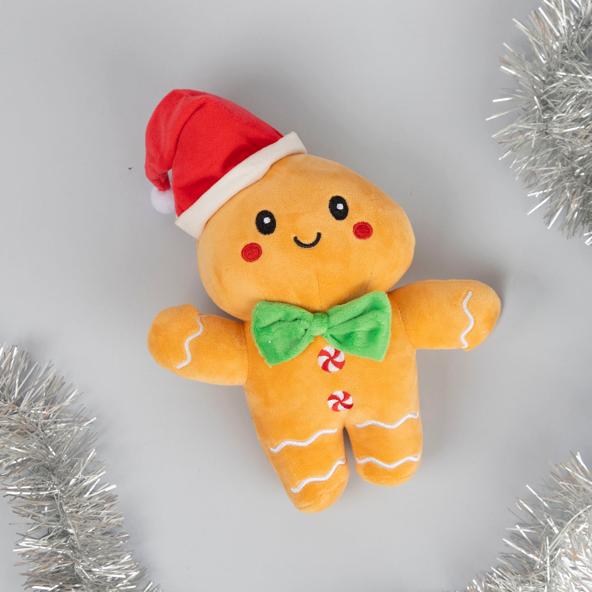 Festive Gingerbread Man Plush Toy