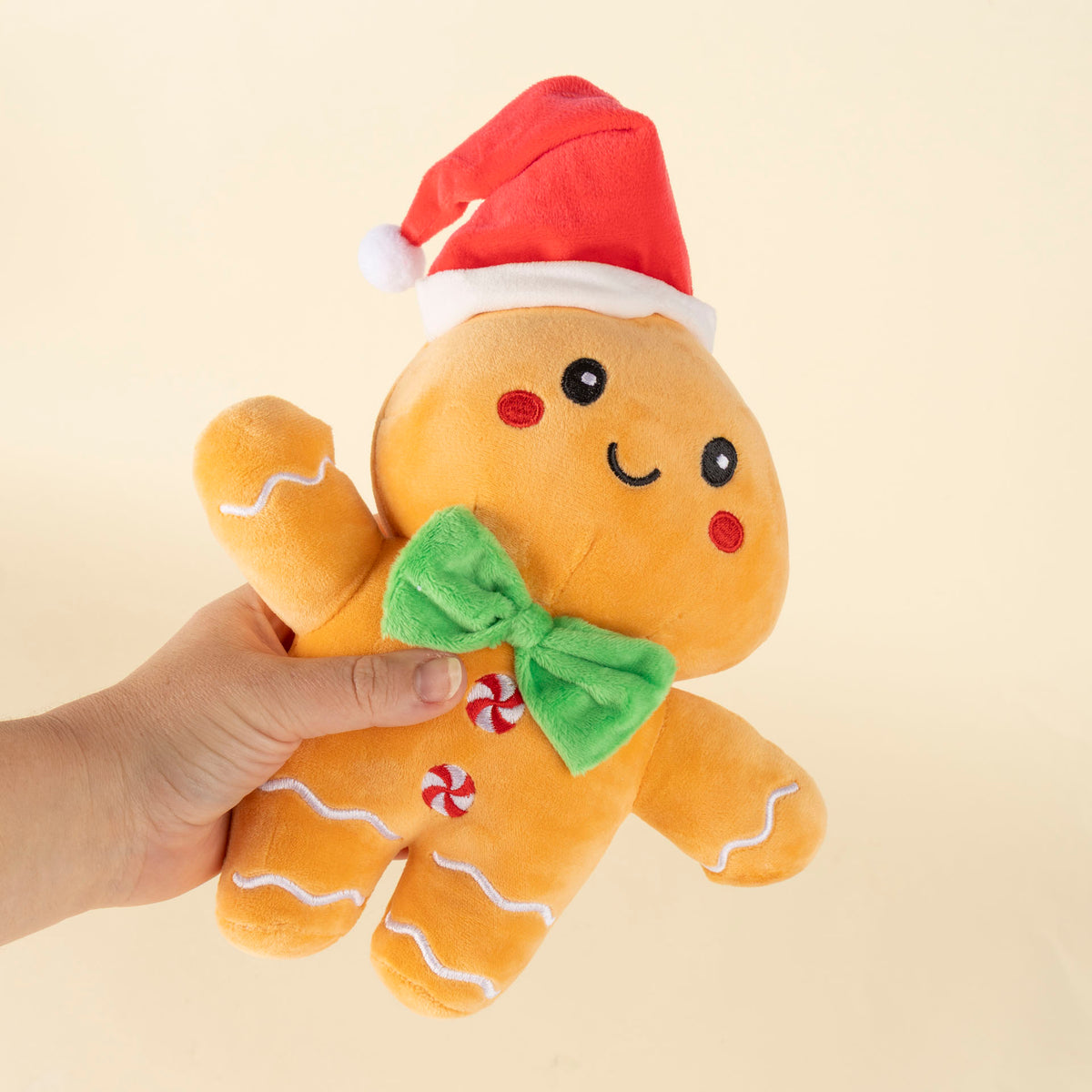 Festive Gingerbread Man Plush Toy