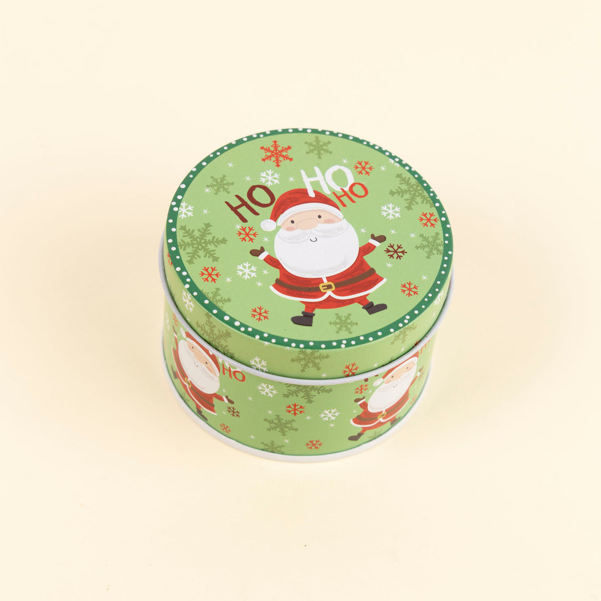 Mini Round Christmas Storage Tins (assorted styles)