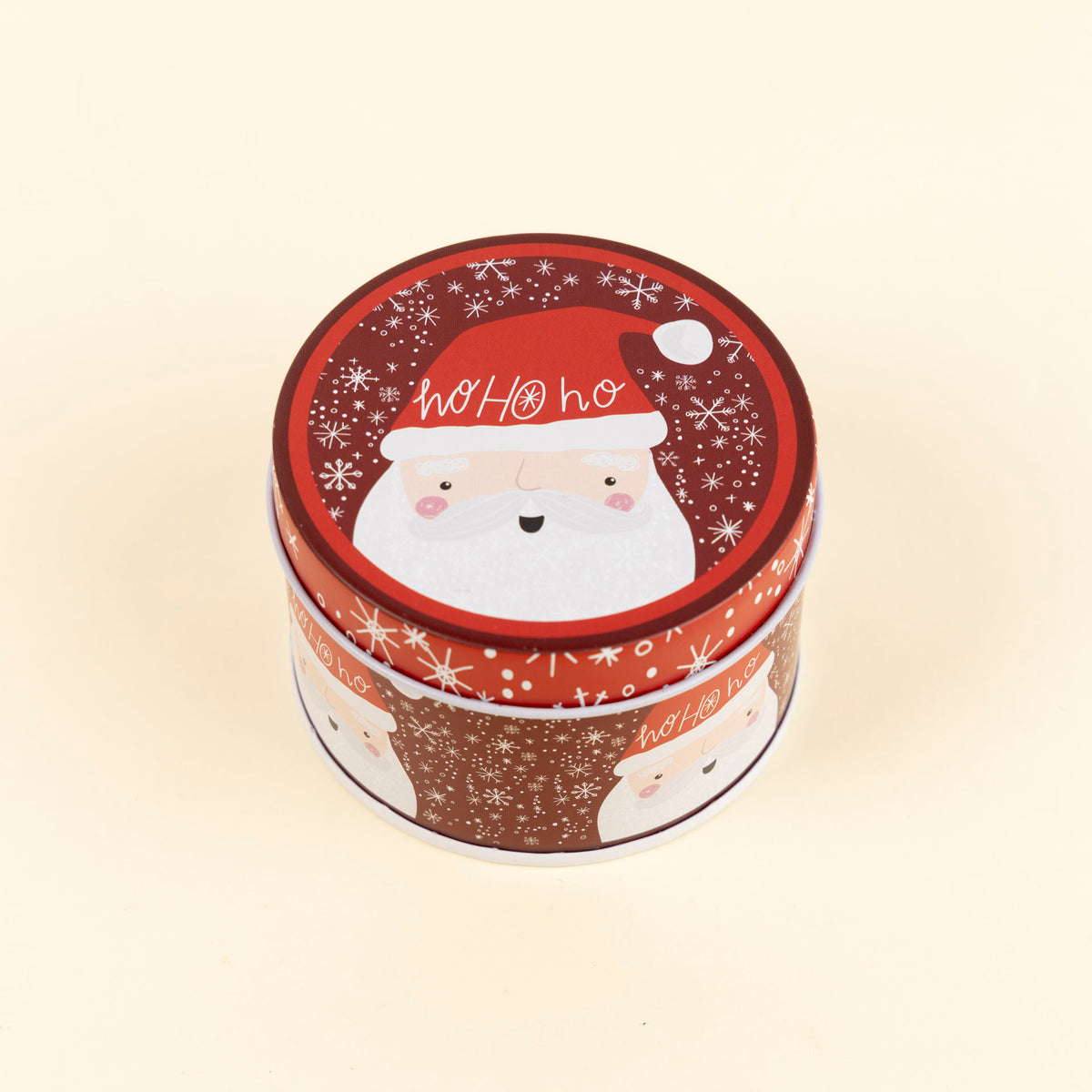 Mini Round Christmas Storage Tins (assorted styles)