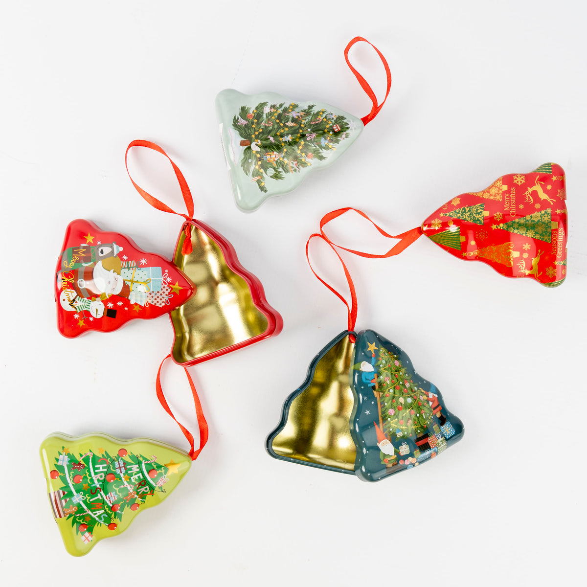 Christmas Tree Storage Tins (assorted)