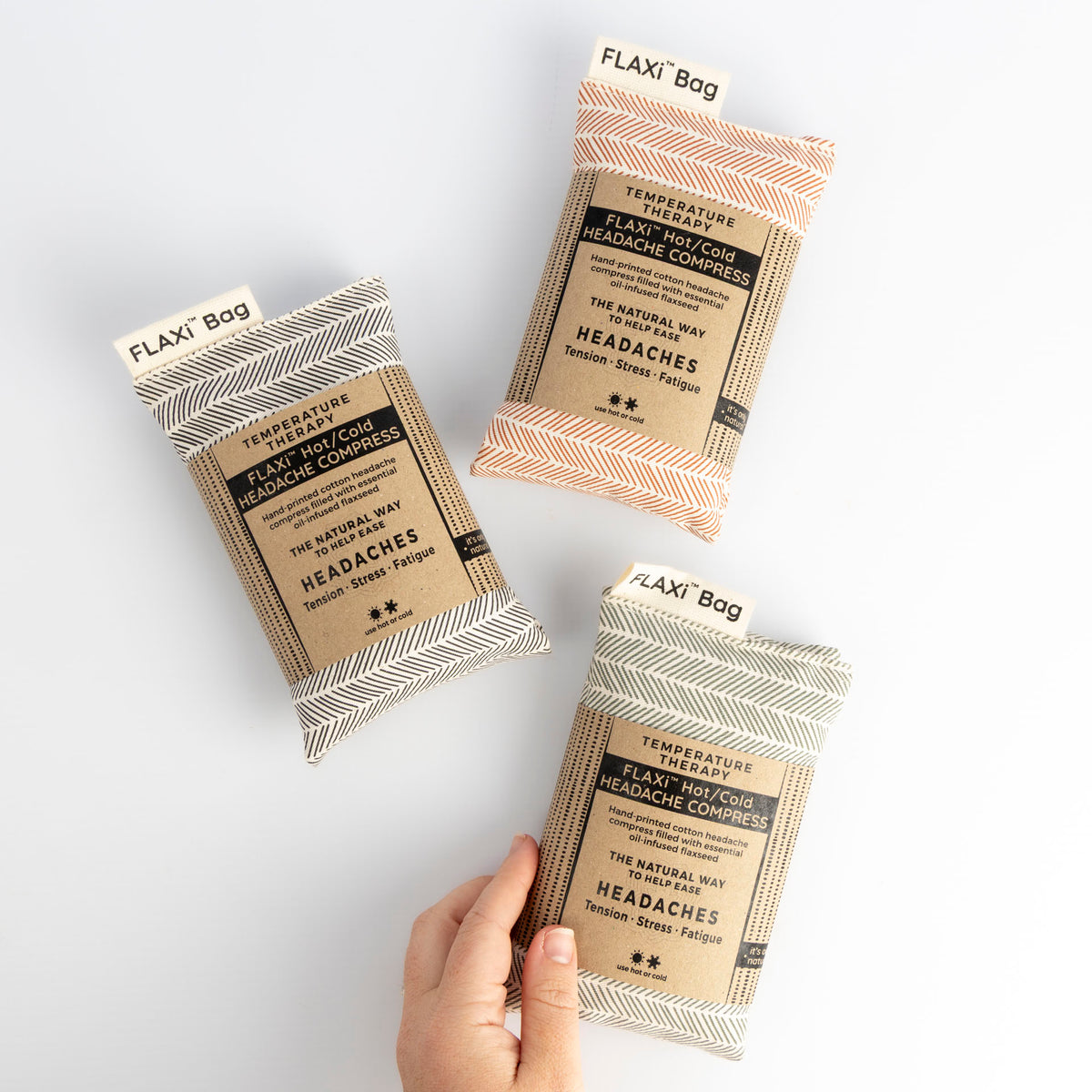 FLAXi Hot/Cold Headache Compress (assorted designs)