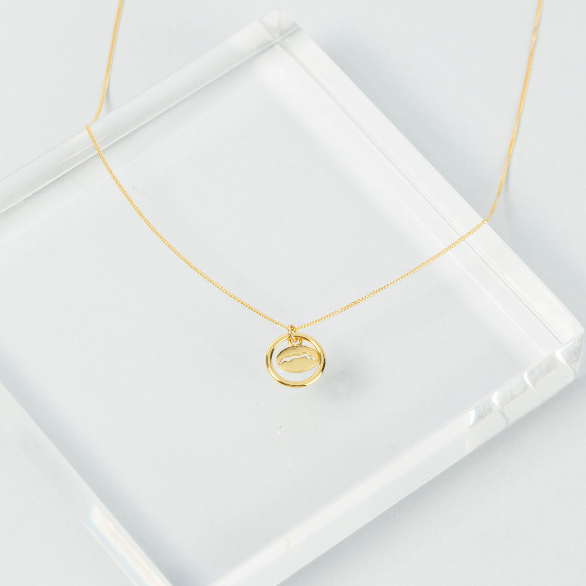 Sterling Silver Table Mountain Necklace (Sterling Silver or Gold-Dipped)