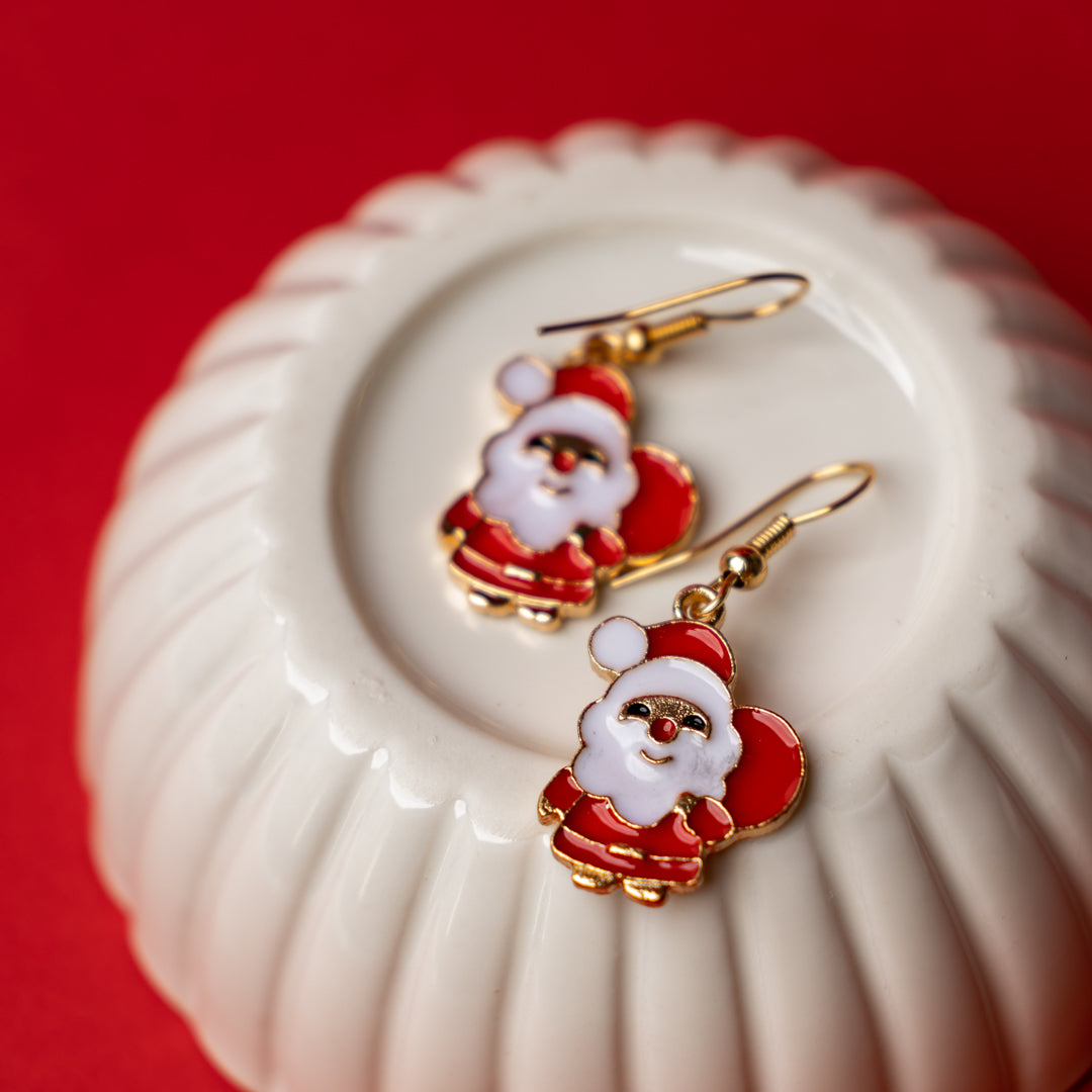 Festive Earrings (Christmas Tree or Father Christimas)