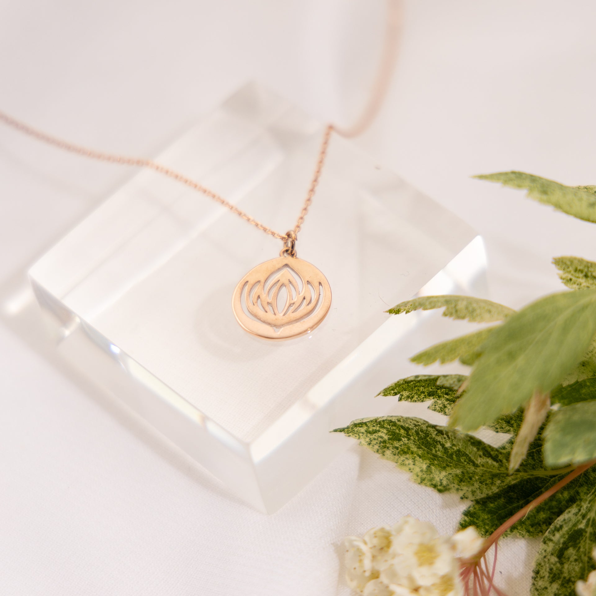 Protea Necklace (Sterling Silver or Rose Gold)