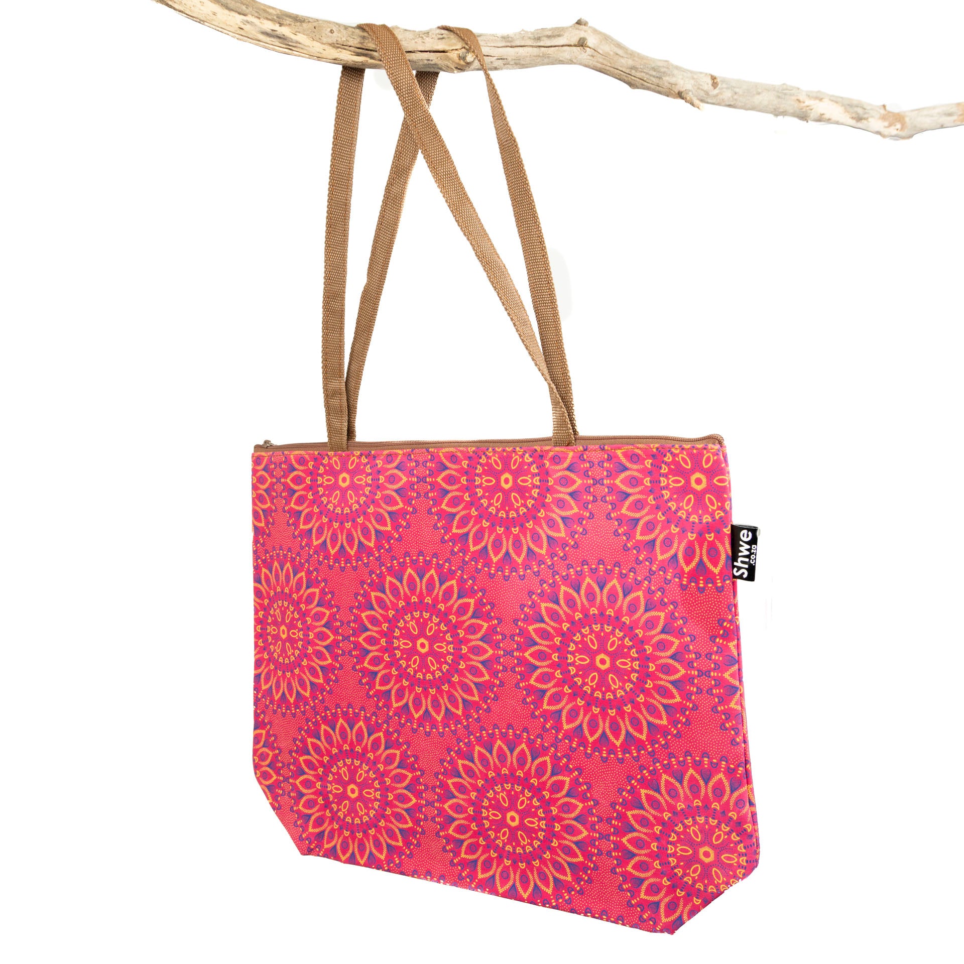 【さぶみっと】GLEN 3WAY TOTE BAG Shwe Square Zip-Up Tote Bag