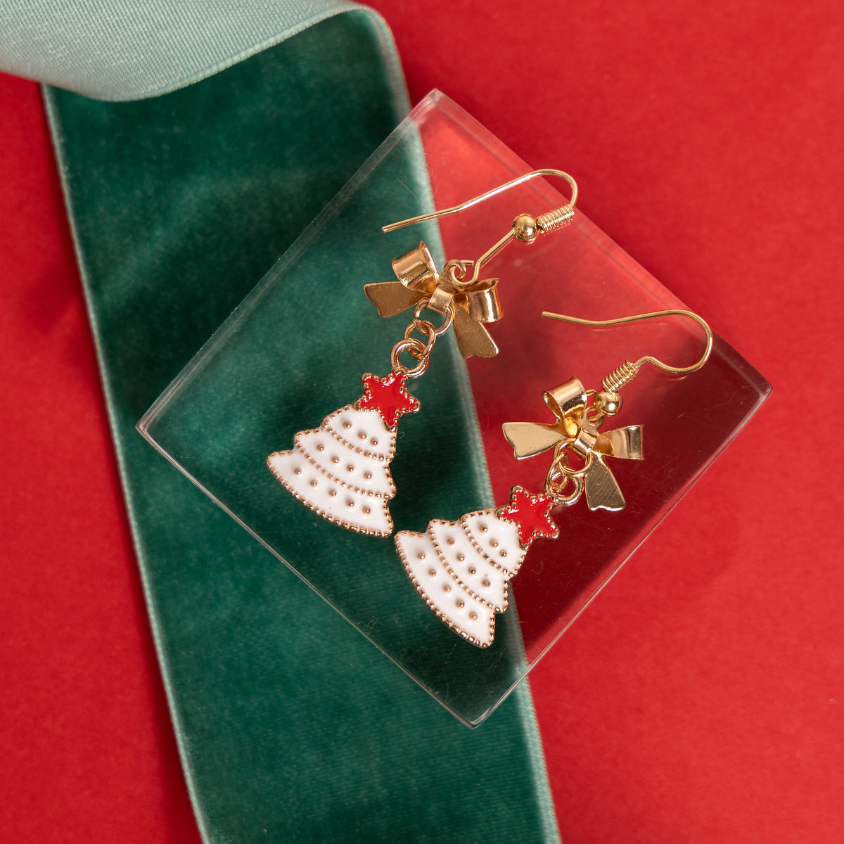 Festive Earrings (Christmas Tree or Father Christimas)