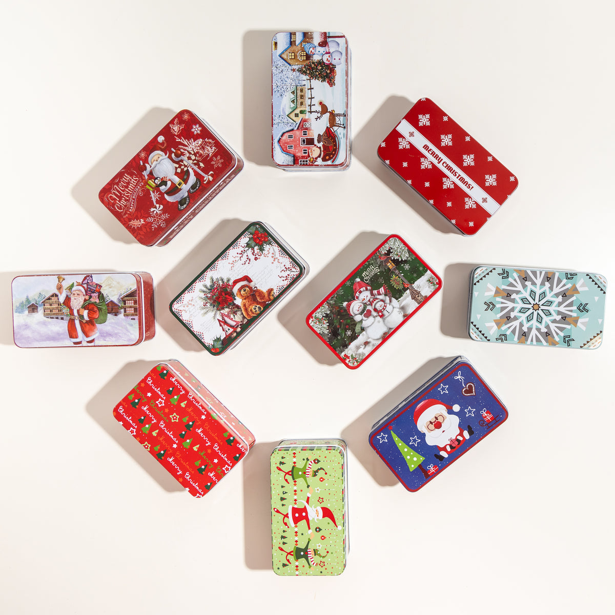 Mini Christmas Storage Tins