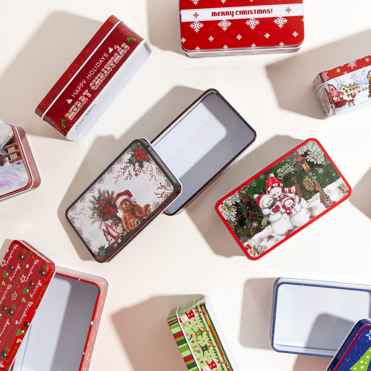 Mini Christmas Storage Tins