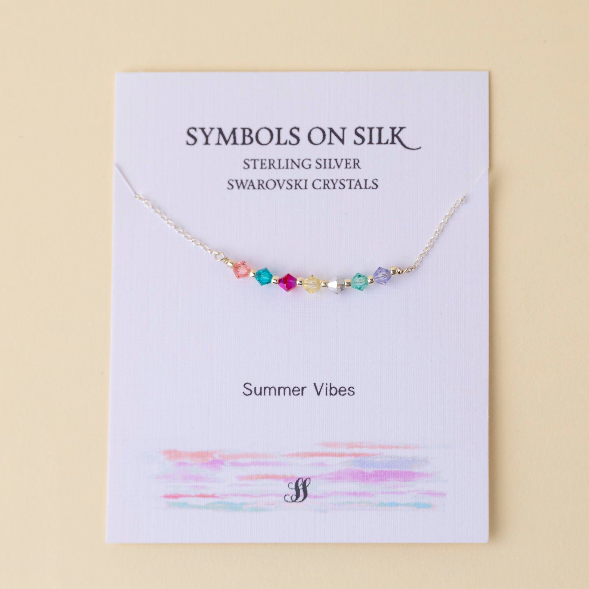 Romantic Crystal Necklace Collection –  Summer Vibes