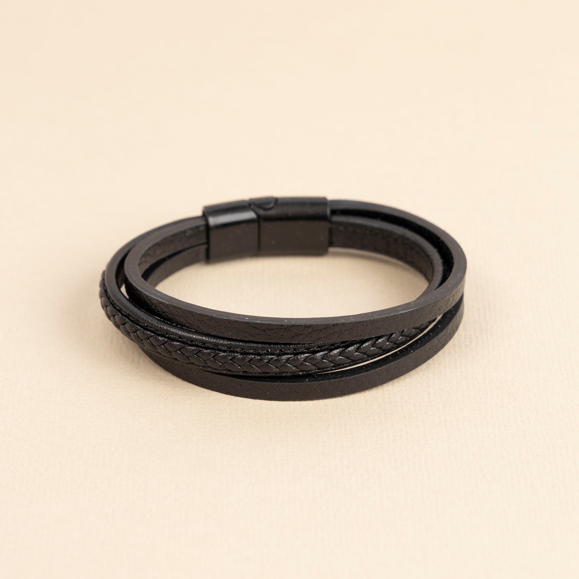 leather blackmeans アクセサリー bangle Bracelet Leather Genuine Men's アクセサリー