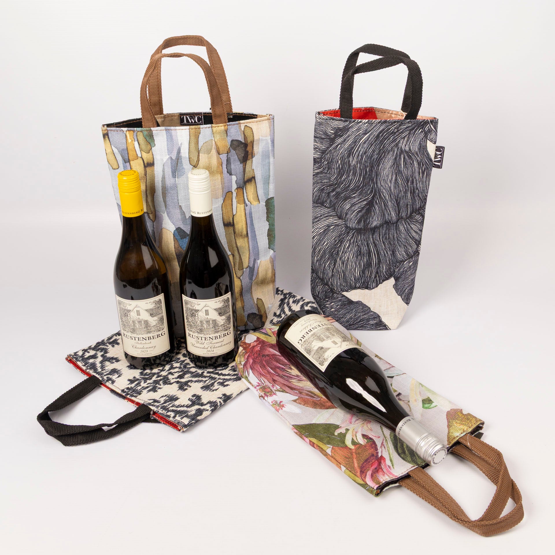 The Wine Collection – Wine Gift Bag (single or double – assorted designs)
