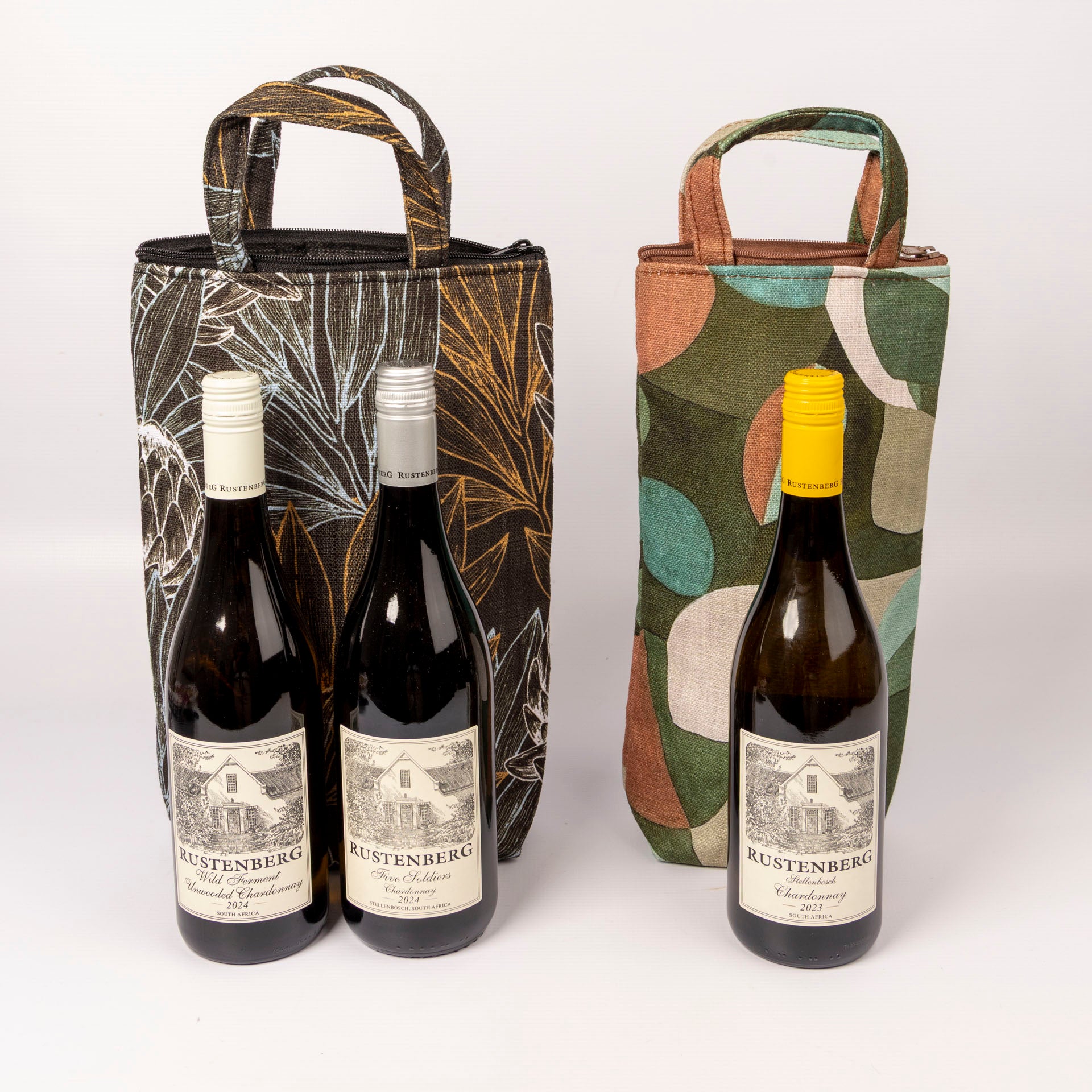 The Wine Collection – Luxury Cooler Totes (Single or Double – assorted styles)