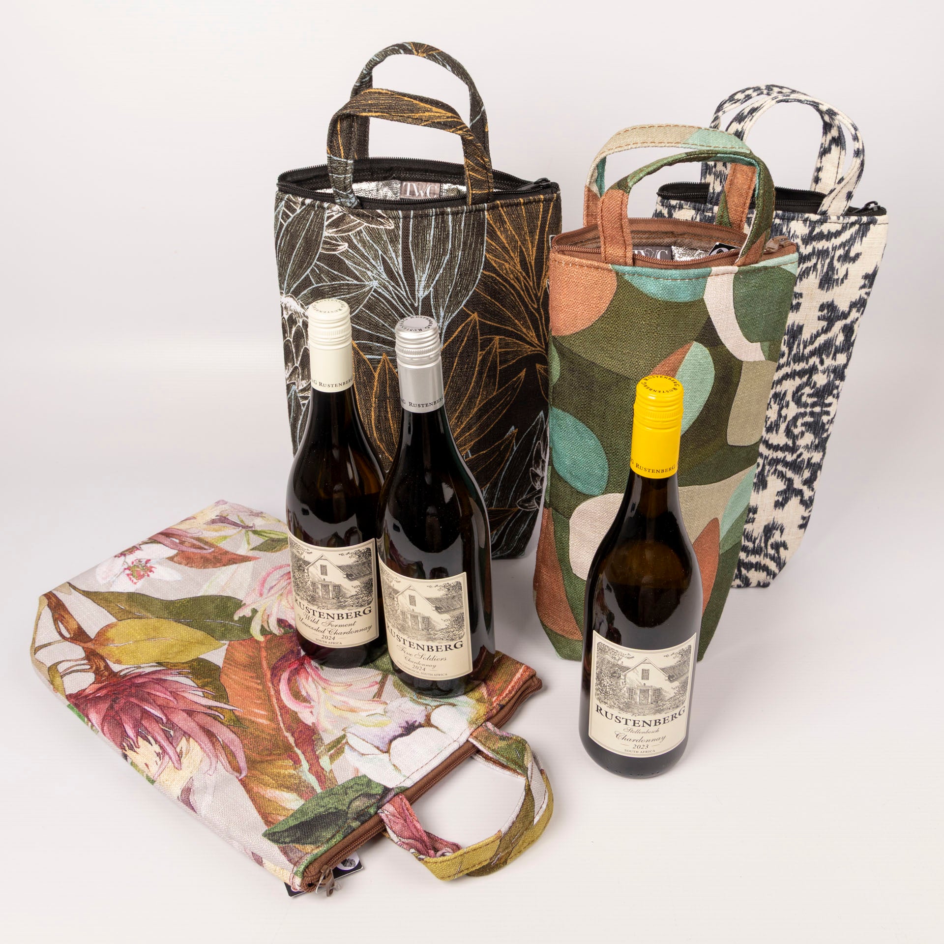 The Wine Collection – Luxury Cooler Totes (Single or Double – assorted styles)