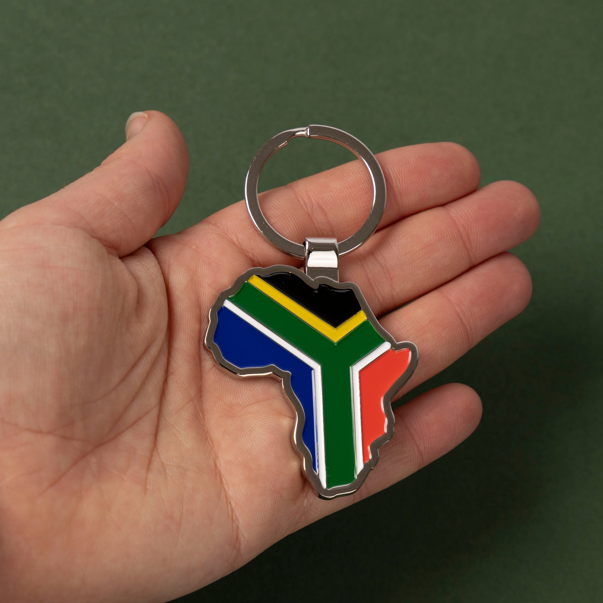 South African Flag Keyring