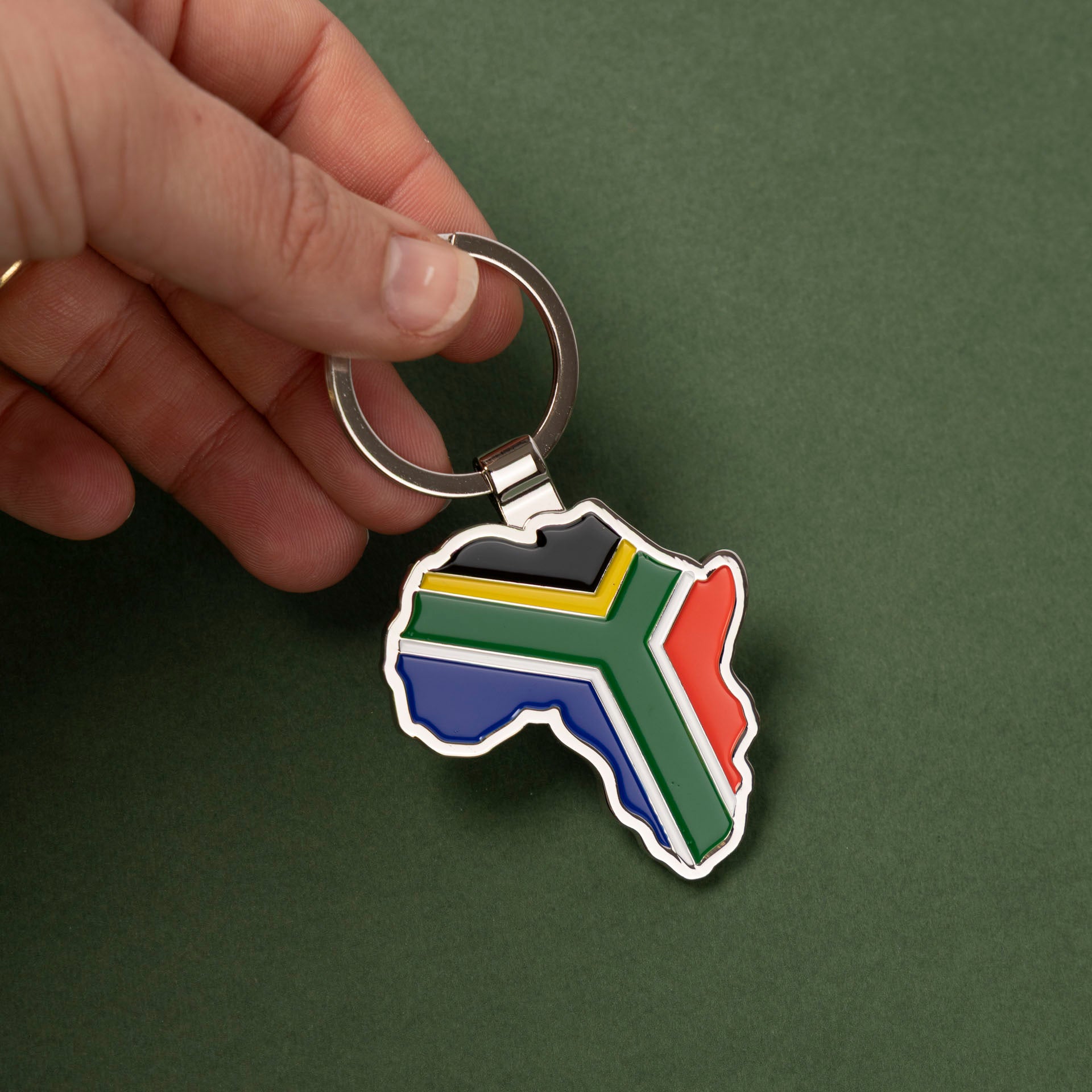 South African Flag Keyring