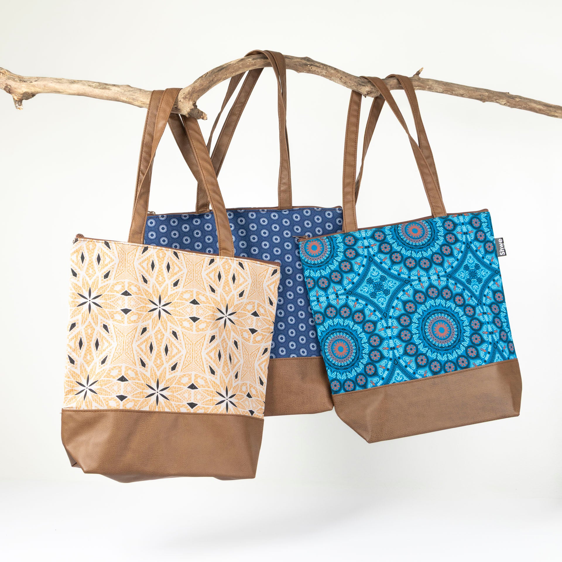 Shwe Leather-Look Tote Bag