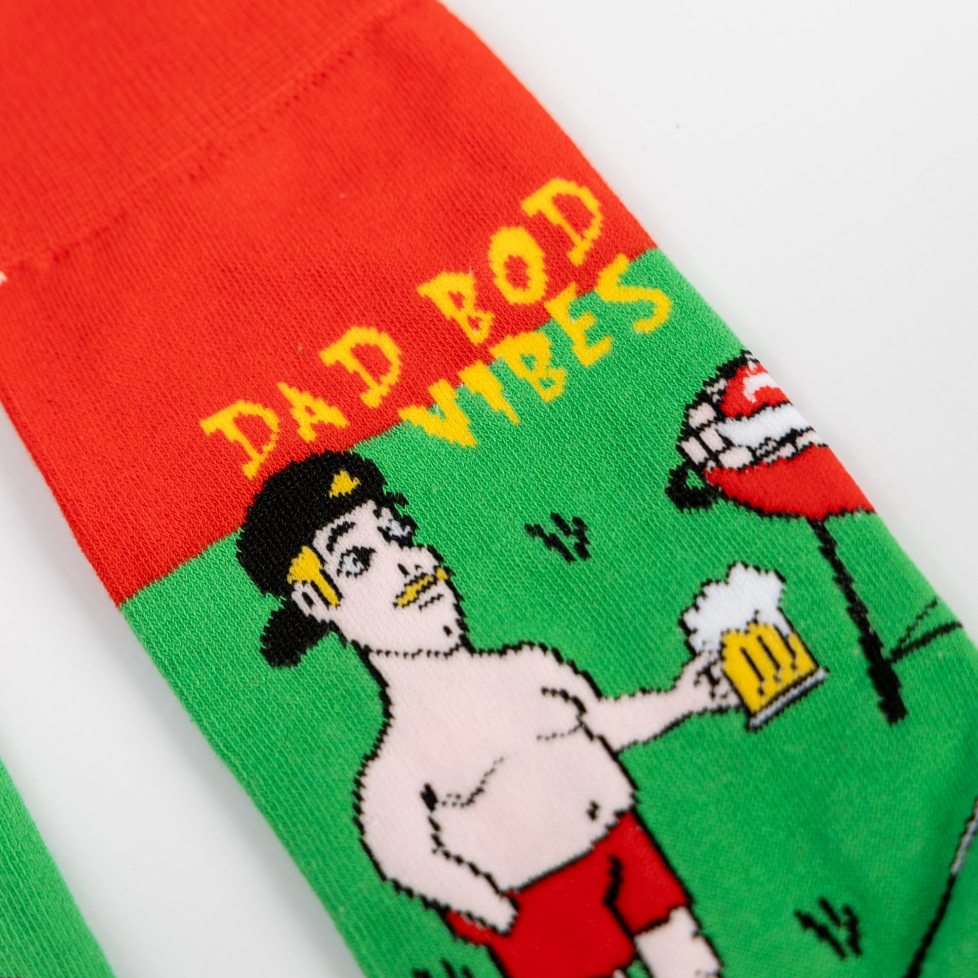 "Dad Bod Vibes" Socks