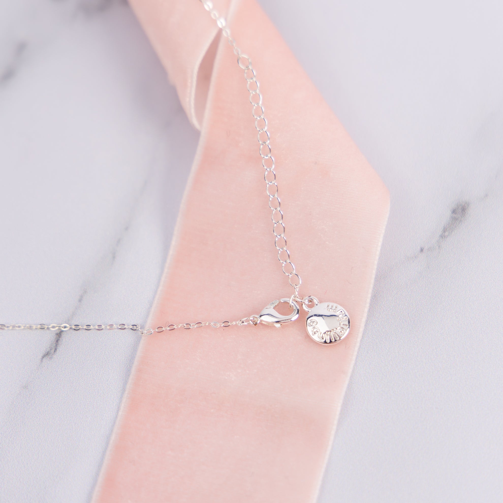 Elegant Pastel Loop Heart Necklace