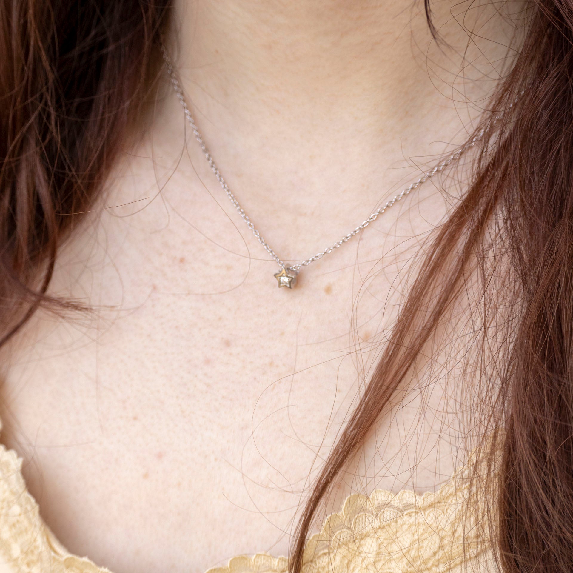 Sterling Silver Little Star Necklace