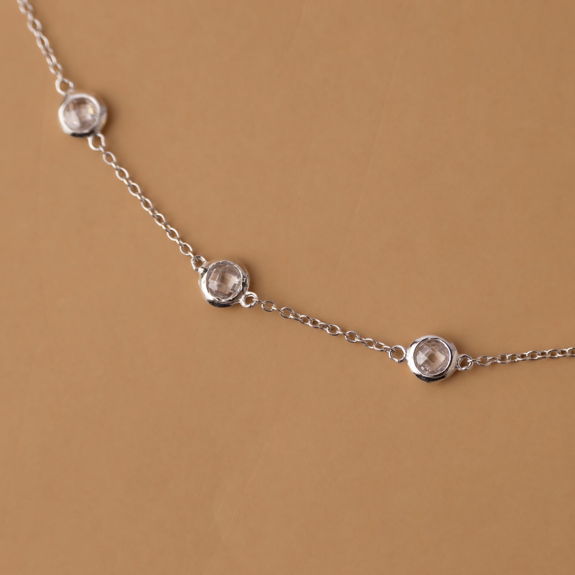 Sterling Silver and Cubic Zirconia Necklace