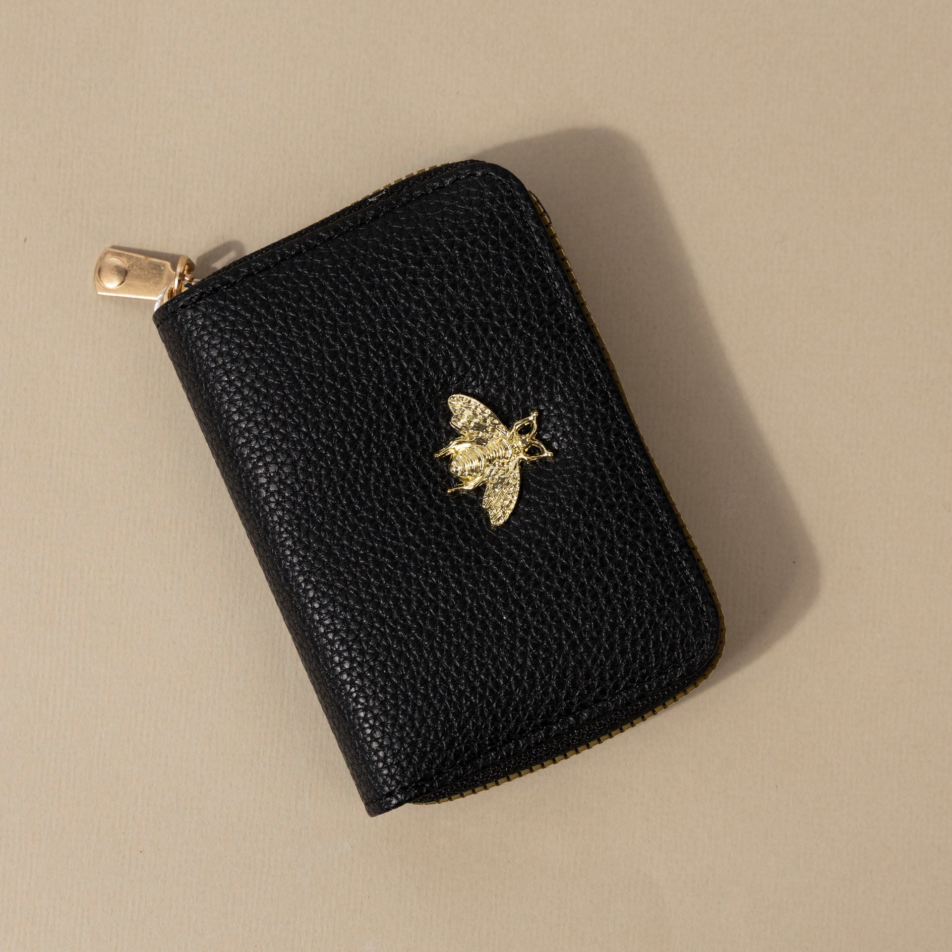 Little Bee PU Leather Card Holder