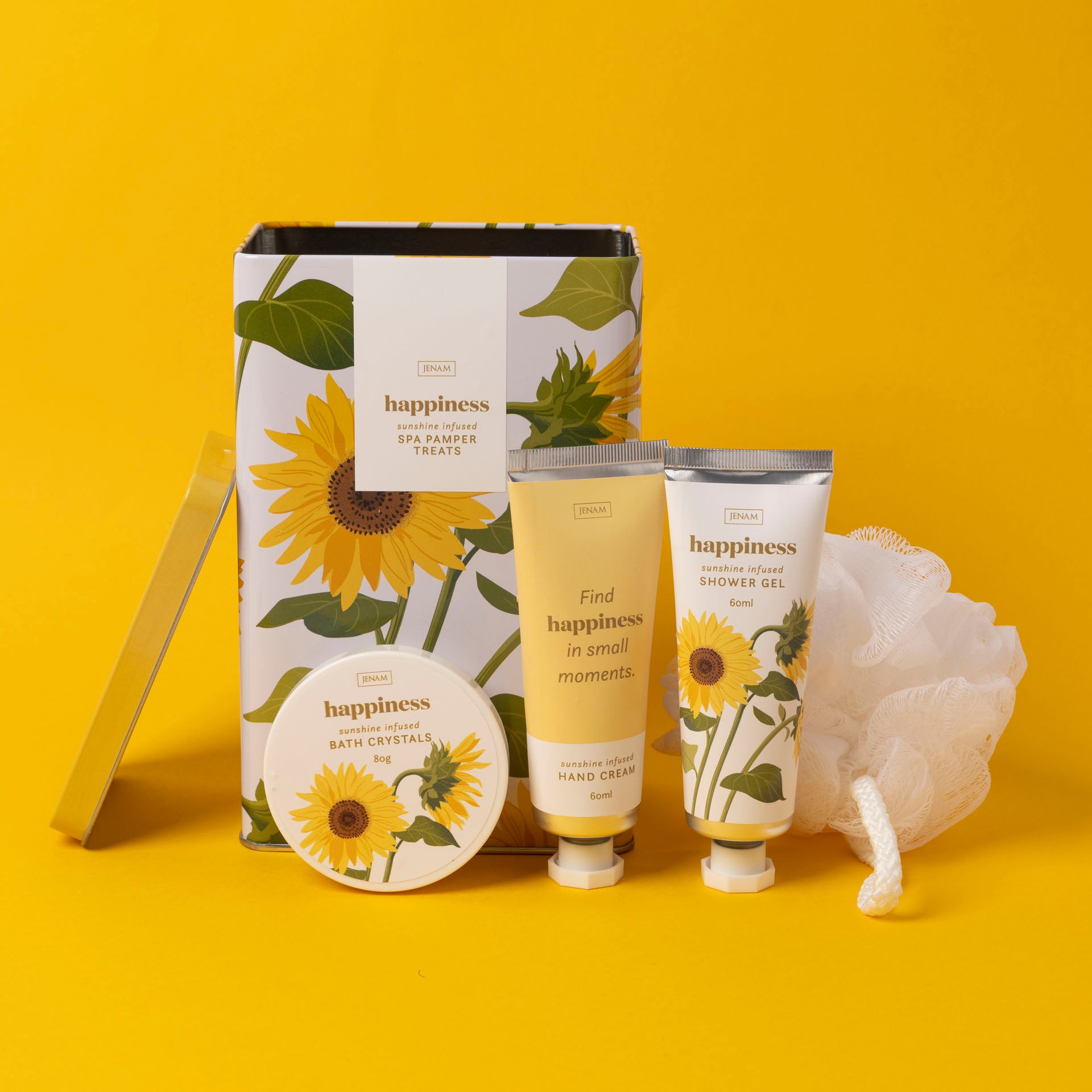 Sunflower Spa Pamper Treats in a Tin