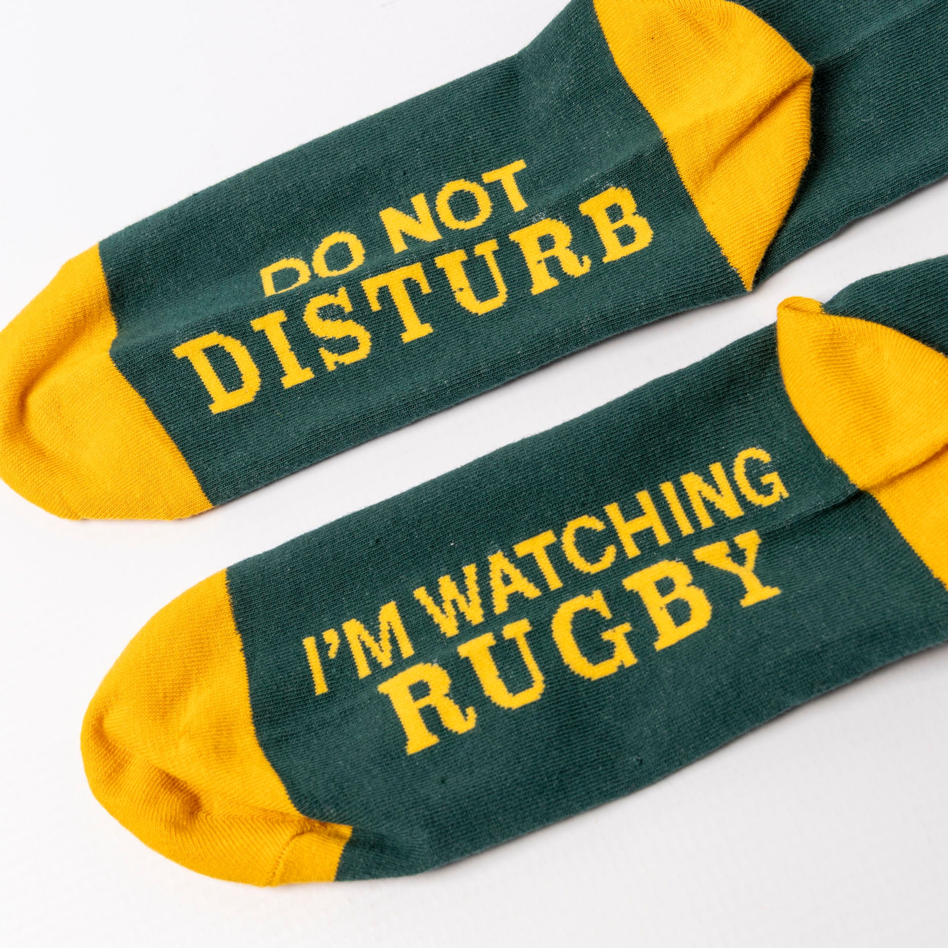 Half Time "Do Not Disturb" Rugby Socks