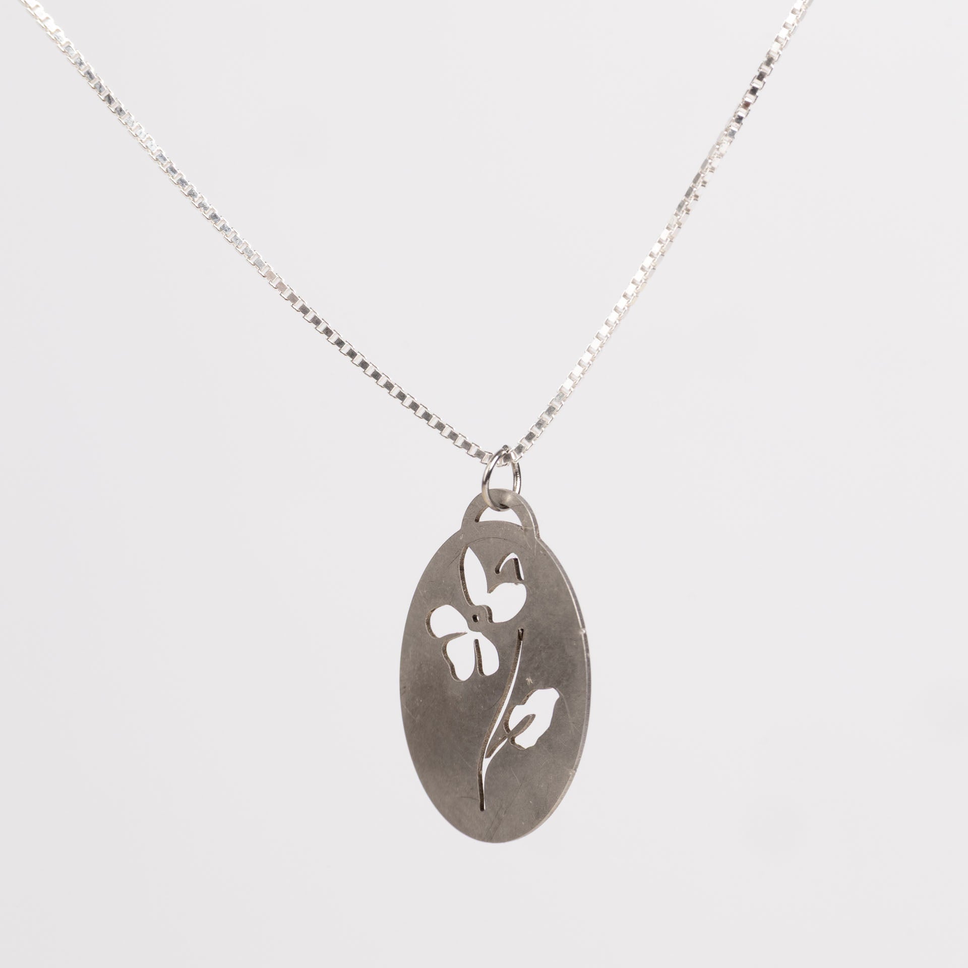 Birth Flower Necklaces (stainless steel)