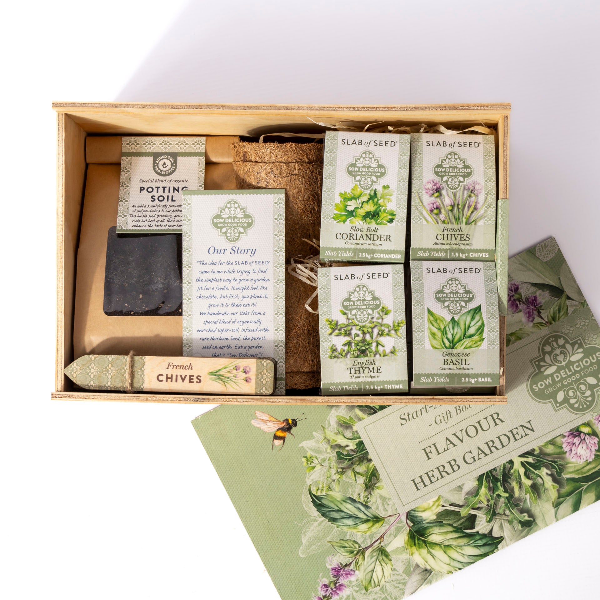 Sow Delicious Start-a-Garden Gift Box – Flavour Herb Garden