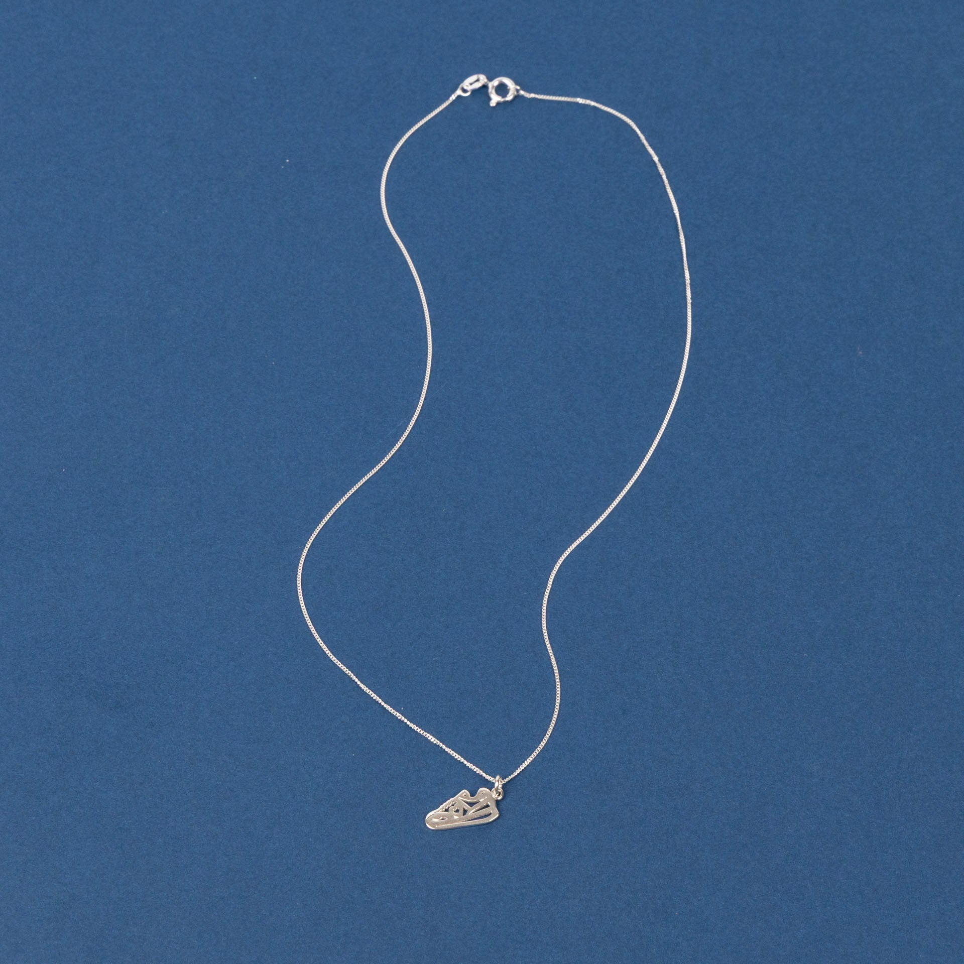 Sterling Silver Sneaker/Running Shoe Necklace