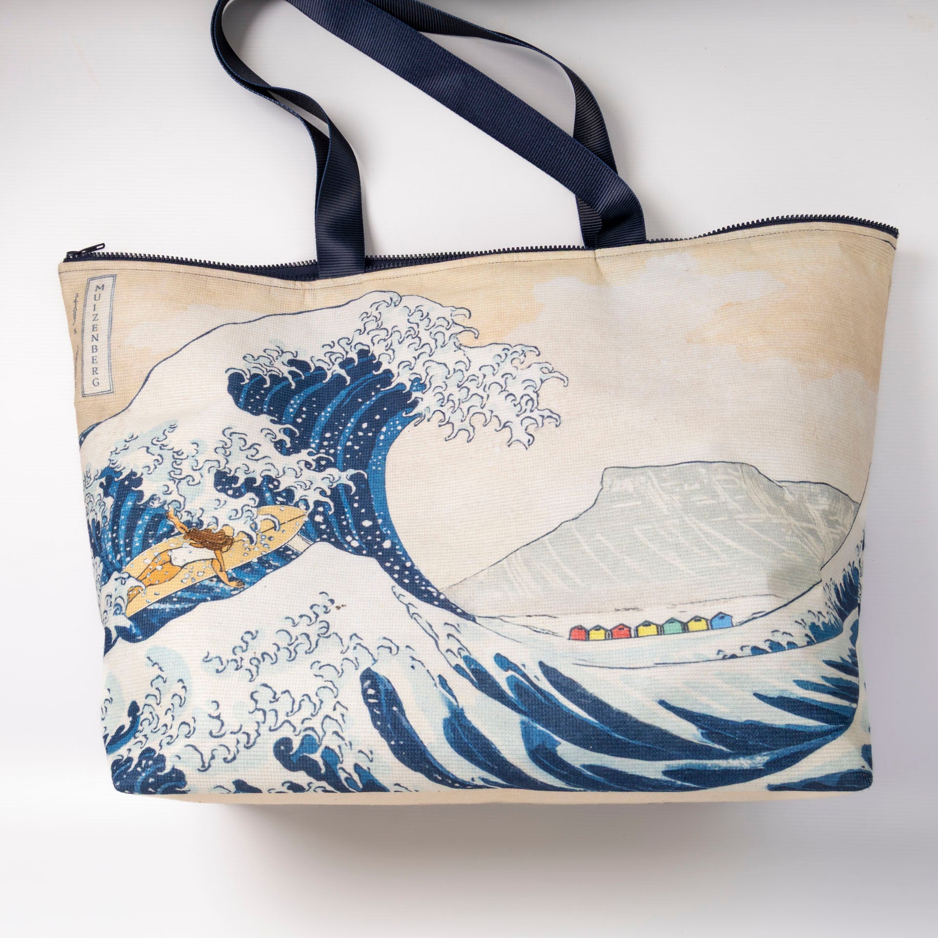 "The Great Wave Off Muizenberg" Beach Bag