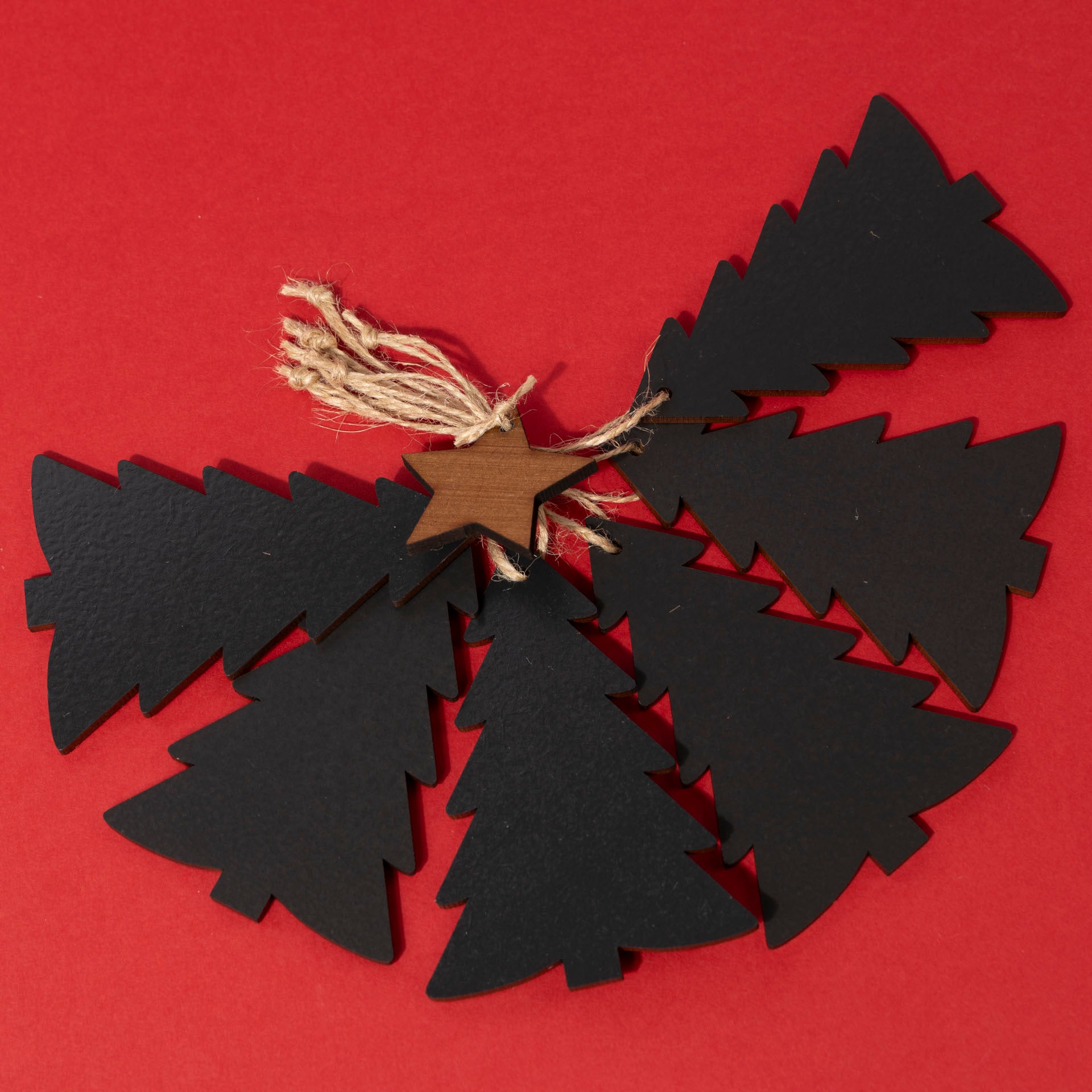 Christmas Tree Chalkboard Tags (set of 6)