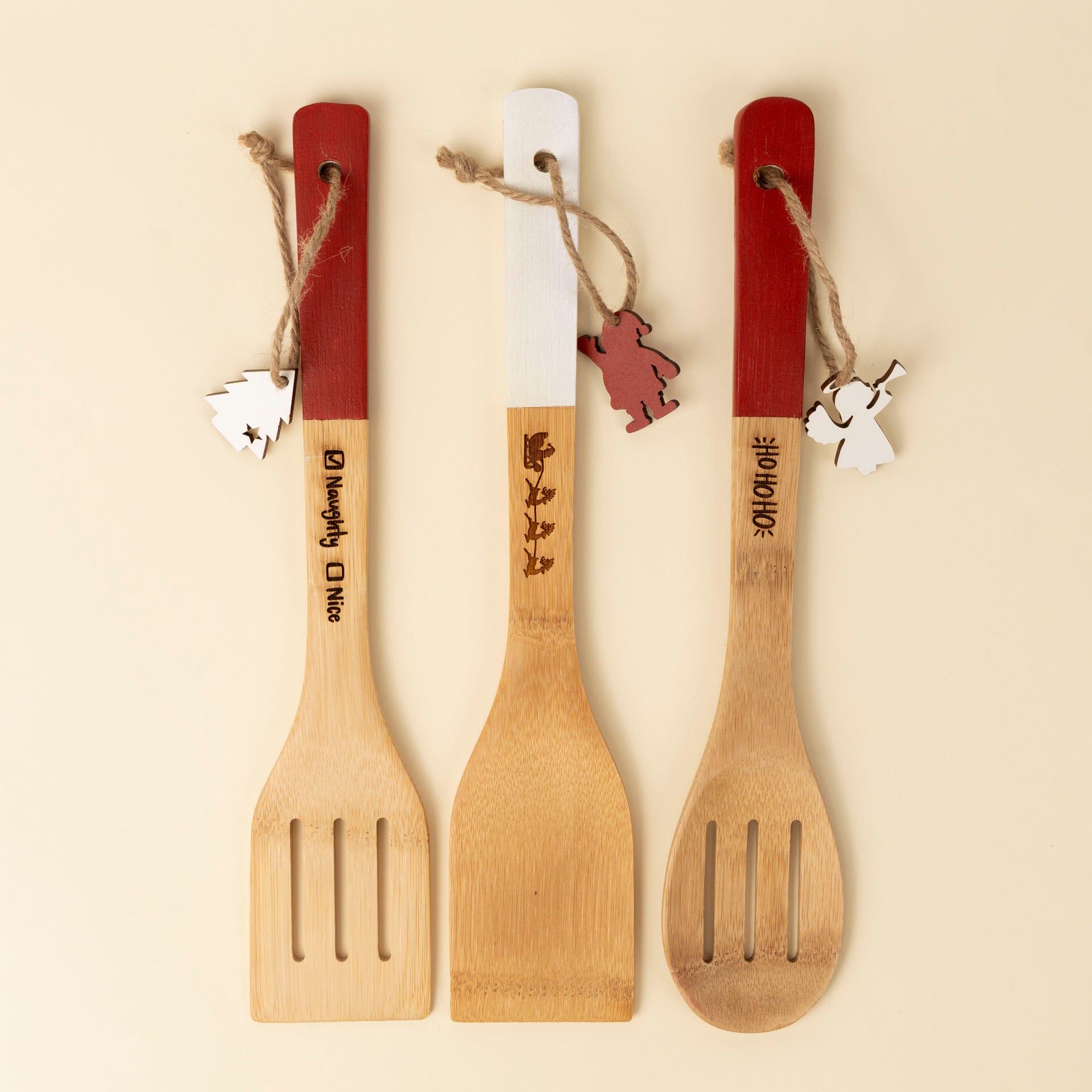 Christmas Wooden Spoons (set of 3)