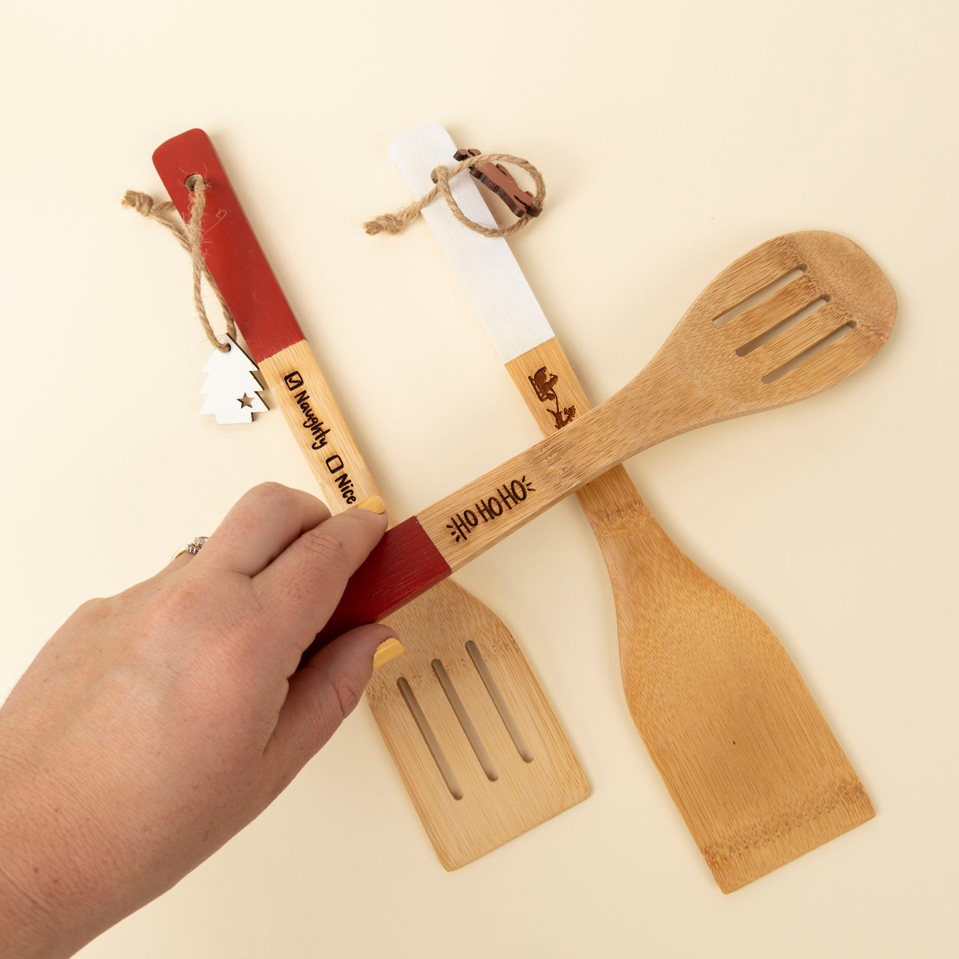 Christmas Wooden Spoons (set of 3)