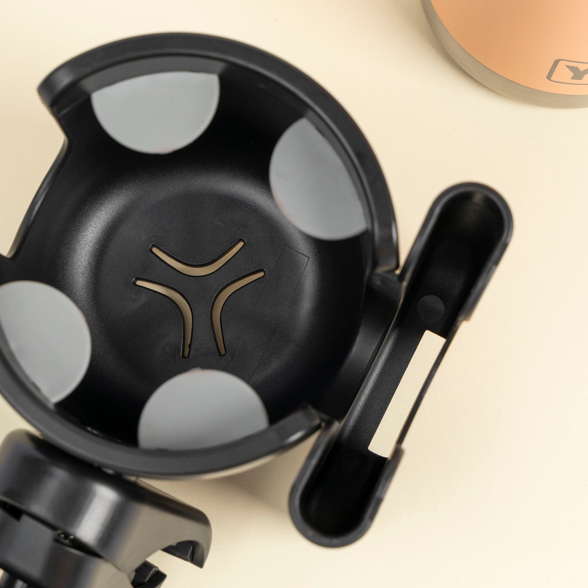 Cell Phone and Cup Holder Caddy (for prams, trolleys, bikes etc.)