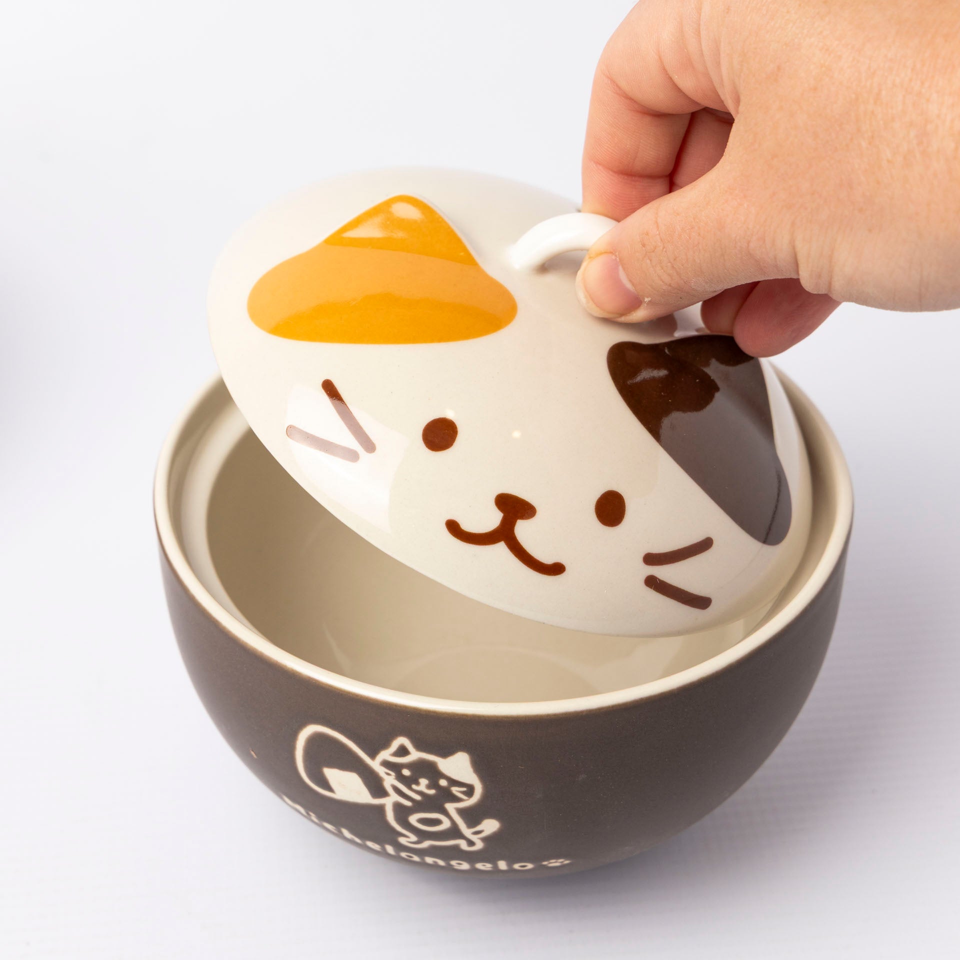 Cat Ramen Bowl with Lid