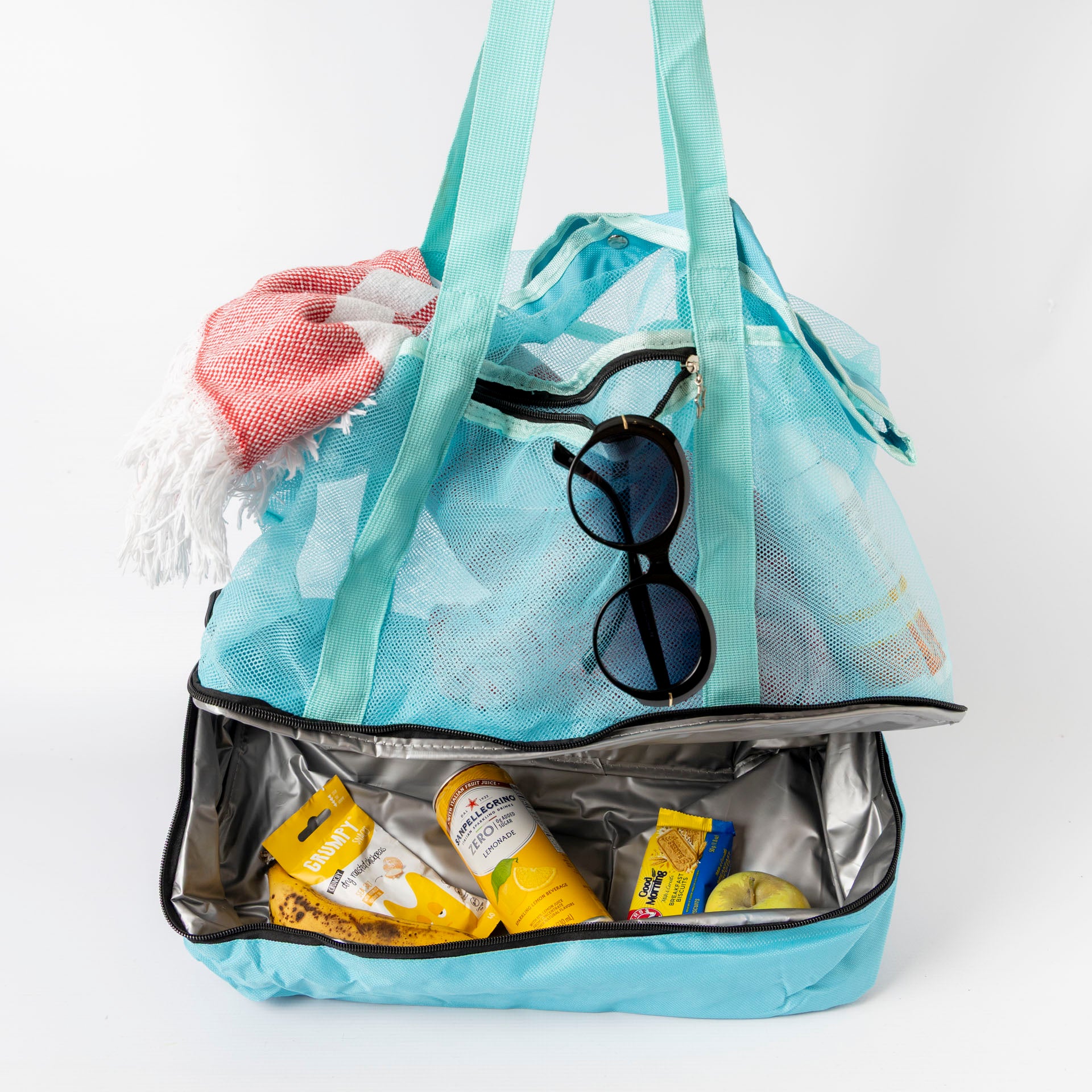 Beach Bag and Cooler Combo (assorted colours)