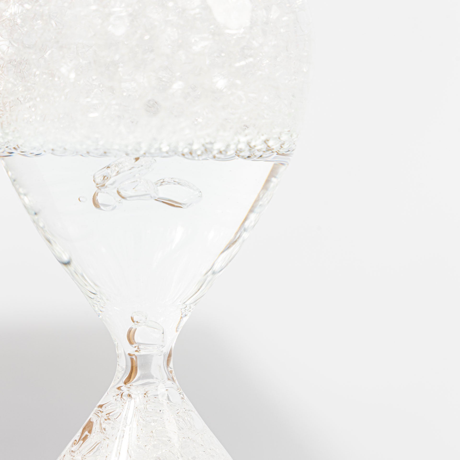 Liquid Bubbles Hourglass Timer